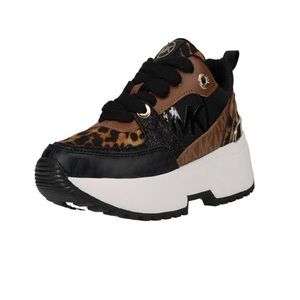 Micheal Micheal Kors Big girls Cosmo sport sneaker in cheetah print